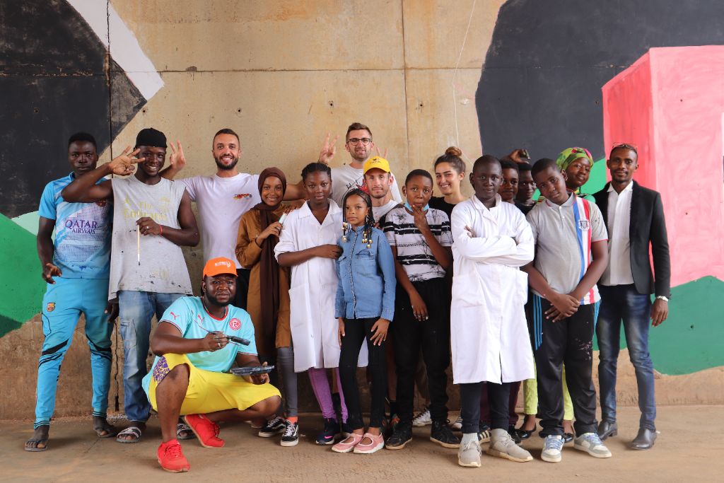 Fresque murale collective